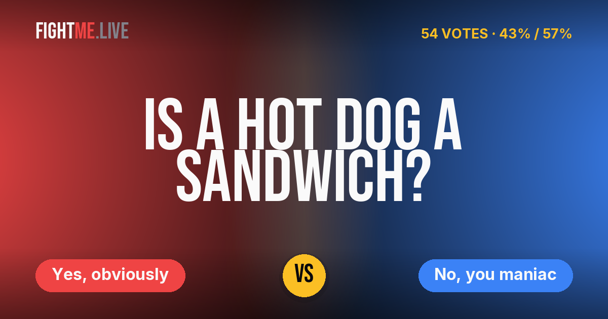 Yes, obviously vs No, you maniac